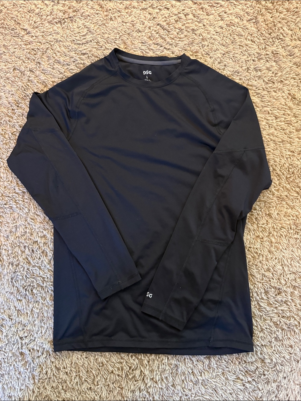 DSG Black Long Sleeve Athletic Tee